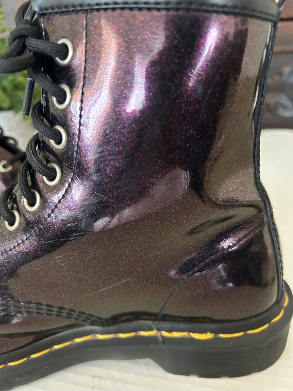 Dr. Martens 1460 Burgundy Patent
Leather Boots EUC - Picture 11 of 17